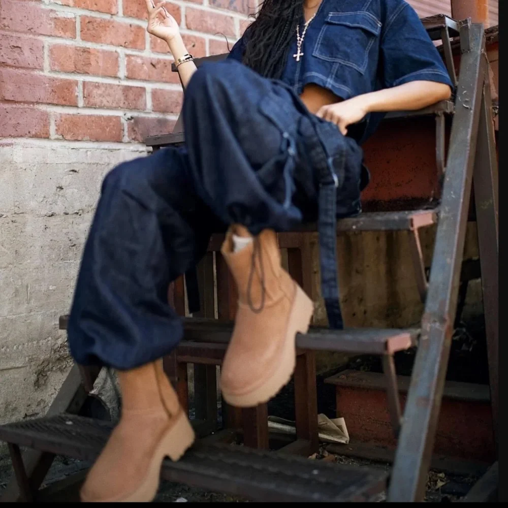 UGG Classic Twin Seam New Heights Platform Boots